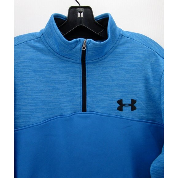 Under Armour Sweatshirt Medium Cold Gear Loose Golf 1/4 Zip Pullover - Picture 2 of 12